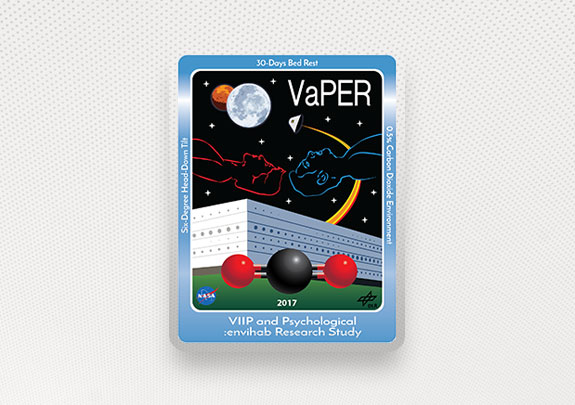Logo der VaPER Bettruhestudie. © DLR. Alle Rechte vorbehalten.
